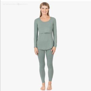 Kindred Braverly Jane Nursing Pajamas - Sage